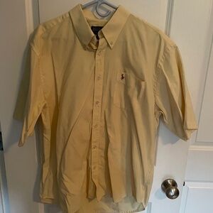 Ralph Lauren, yellow short, sleeved shirt